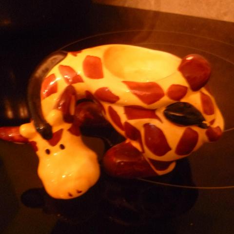 troc de  Porte-bougie chauffe plat - Girafe, sur mytroc
