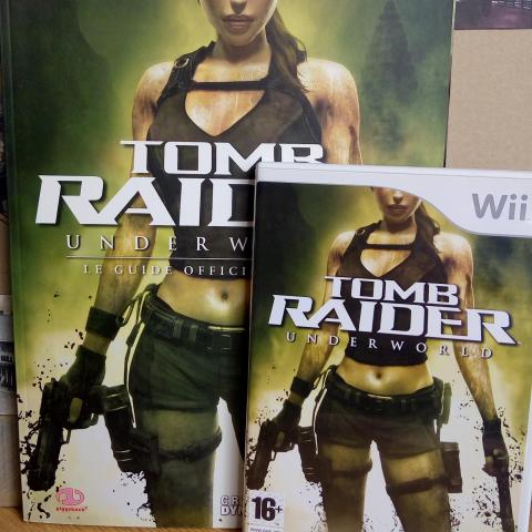 troc de  Tomb Raider : Underworld (Wii + guide officiel), sur mytroc