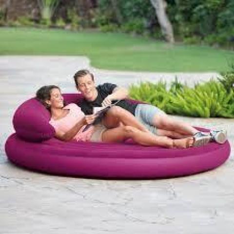 troc de  Canapé rond gonflable jardin et piscine Intex, sur mytroc