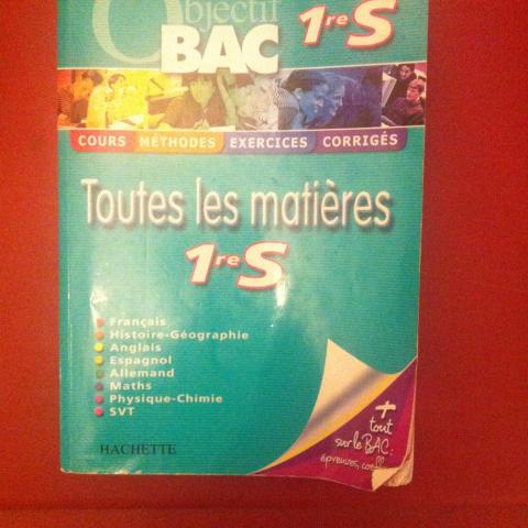 troc de  Livre Objectif BAC 1ère S, sur mytroc