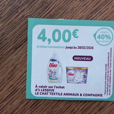 troc de  Bon de réduction LE CHAT., sur mytroc