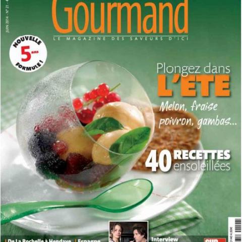 troc de  " Magazine Gourmand " 40 recettes ensoleillées, sur mytroc