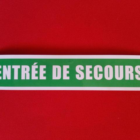 troc de  Sticker autocollant Entrée de Secours, sur mytroc