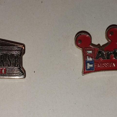 troc de  2 pin's tf1 trokanik, sur mytroc