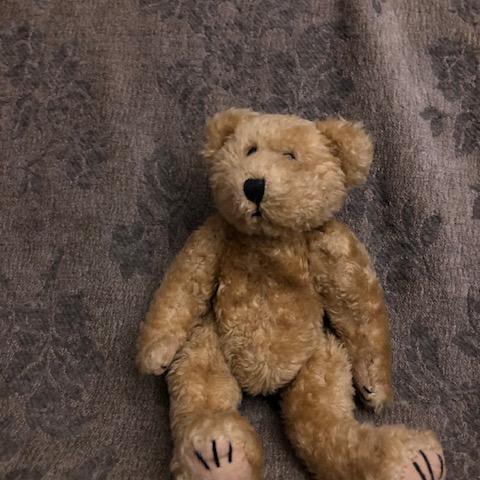 troc de  (réservé) Réplique Nounours ancien membres articulés longueur debout 23cm, sur mytroc