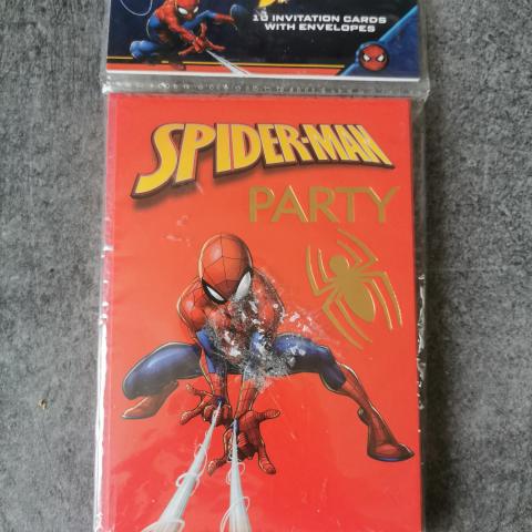 troc de  *réservé* Cartons d'invitation Spider man, sur mytroc