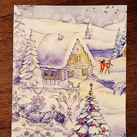 troc de  Papier créatif "Noël enneigé"., sur mytroc