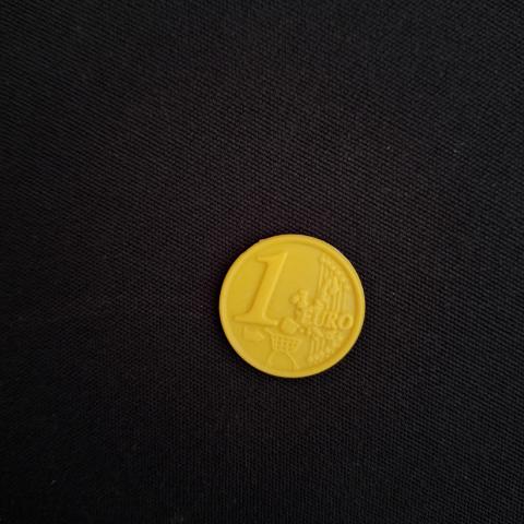 troc de  Jeton jaune EURO en plastique, sur mytroc