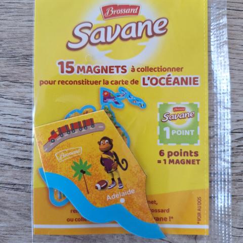 troc de  RESERVE - Magnet savane brossard - oceanie - adelaide, sur mytroc