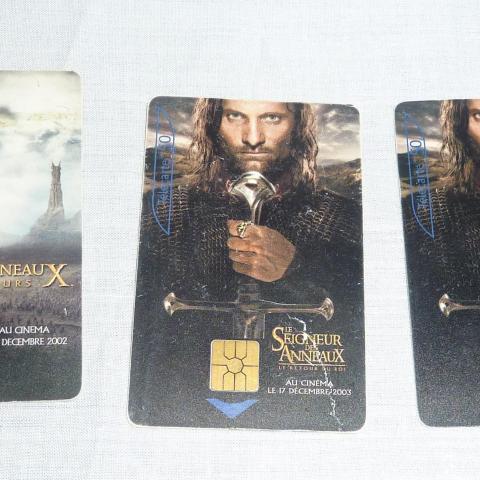 troc de  Cartes téléphoniques le seigneur des anneaux., sur mytroc