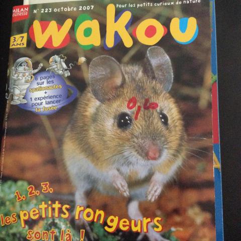 troc de  Revue WAKOU 3/7ans sur la nature n°223 oct 07sans les 6 pages, sur mytroc