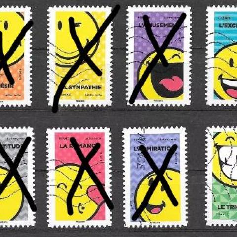 troc de  Attribué Rompu de Série Smileys 2022 - 2/12, sur mytroc