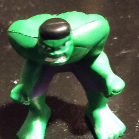 troc de  figurine Hulk promotionnelle ' réservé ', sur mytroc