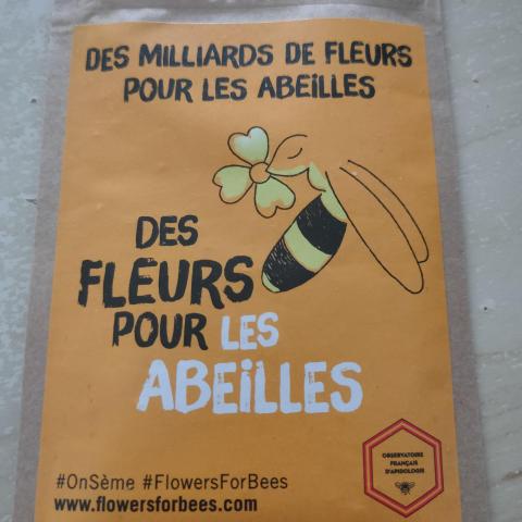 troc de  1 sachet graines fleurs abeilles, sur mytroc