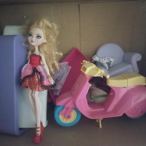 troc de  accessoires Barbie + 1 poupée, sur mytroc