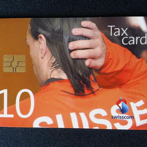 troc de  Carte téléphonique Tax Card 10 chf ( sans crédit) Suisse, sur mytroc