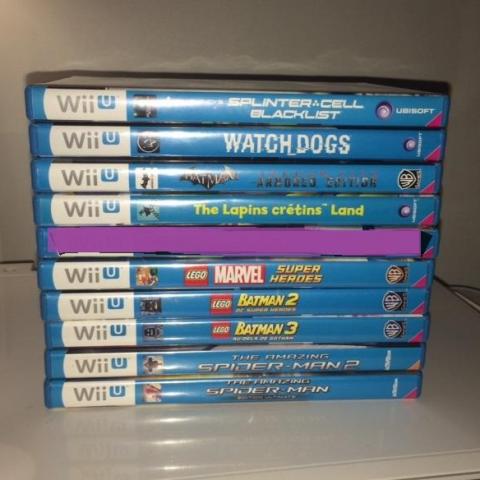 troc de  Nombreux jeux Nintendo Wii U – parfait état ( à échanger contre blurays ou jeux PS4 de ma liste de recherche ), sur mytroc