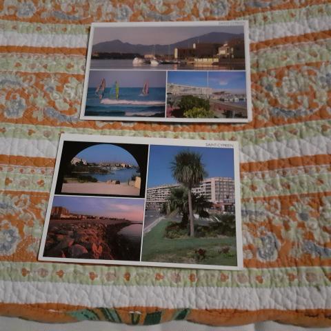 troc de  2 cartes postales St Cyprien n'ayant pas servi, sur mytroc