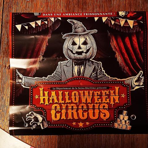 troc de  Affiche "Halloween circus". RESERVEE., sur mytroc