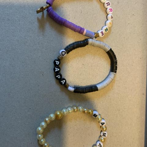 troc de  Bracelet, papa, maman, marraine, sur mytroc