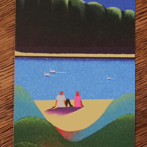 troc de  Carte postale "Le lac"., sur mytroc
