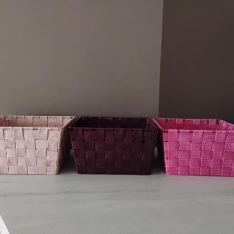 troc de  3 paniers rangement, sur mytroc