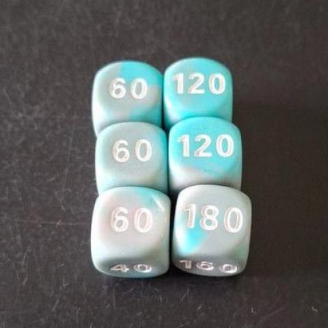 troc de  Lot 6 dés rpg marqueur de dégâts, sur mytroc