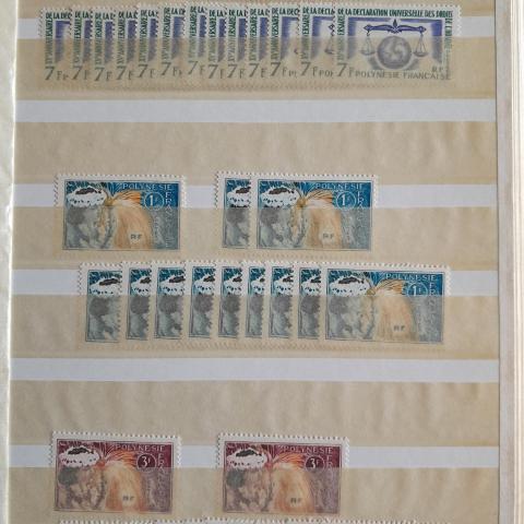 troc de  echange timbres de Polynésie Française contre flyers uniquement, sur mytroc