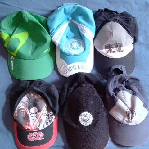 troc de  lot 6 casquettes, très bon état, sur mytroc