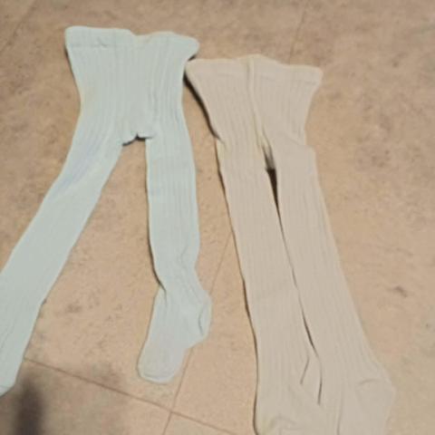 troc de  2 collants   6/12 mois  1 bleu un gris   jamais servi, sur mytroc