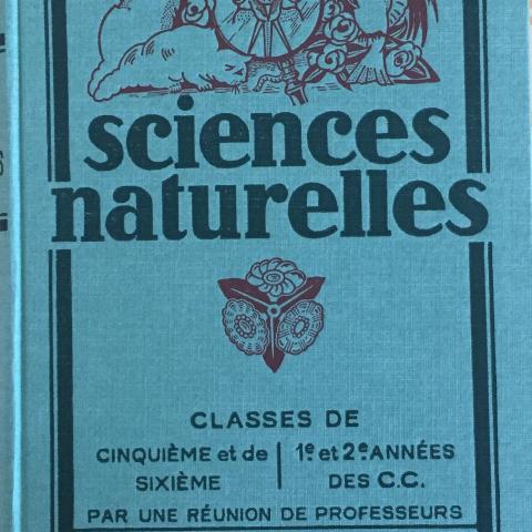 troc de  Ancien livre scolaire de Sciences naturelles, sur mytroc