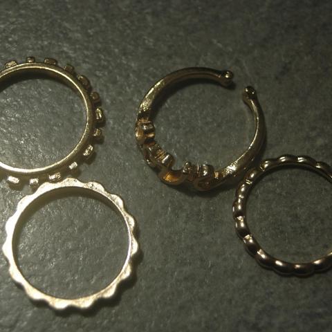 troc de  Lot 4 bagues neuves fantaisies, sur mytroc