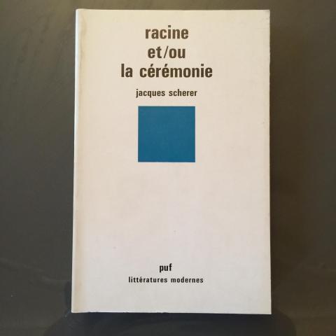 troc de  Livre intitulé Racine et/ou la cérémonie, sur mytroc