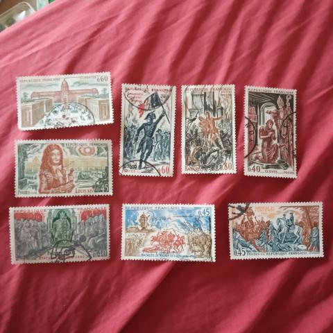troc de  Réservé Lot timbres Histoire de France, sur mytroc