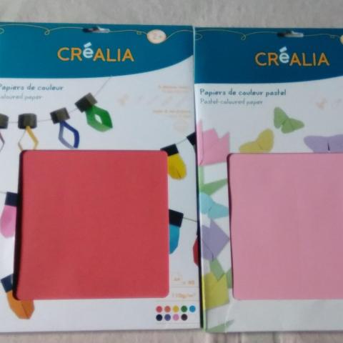 troc de  RESERVE lot bloc papiers, loisirs créatifs, NEUF, sur mytroc