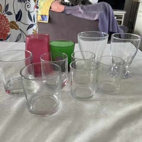 troc de  Lot de verre dépareillés, sur mytroc