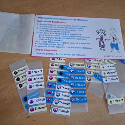 troc de  Étiquettes thermocollantes, sur mytroc