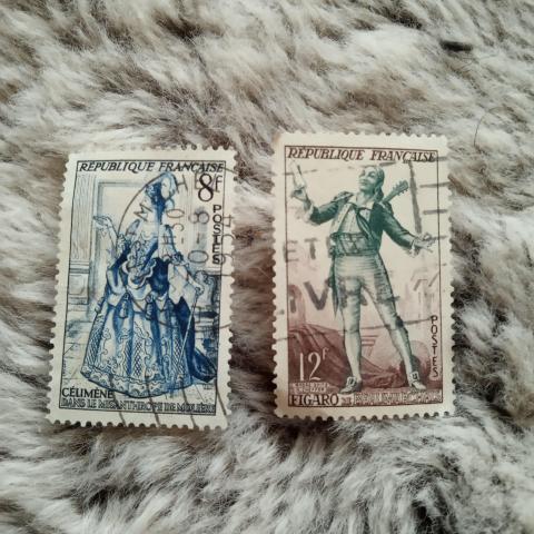 troc de  Réservé Lot timbres Grands personnages de la littérature française 1953 2, sur mytroc