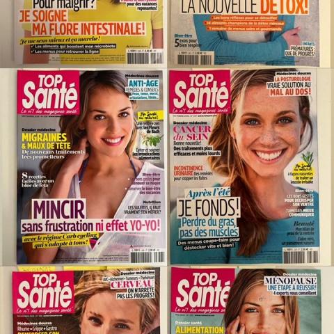 troc de  6 magazines Top Santé, sur mytroc