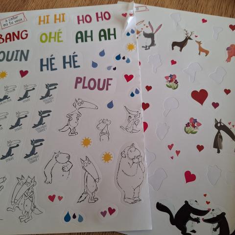 troc de  autocollants Loup, sur mytroc