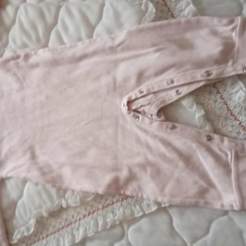 troc de  Combi body   long 9 mois absorba rose pale dessin devant, sur mytroc