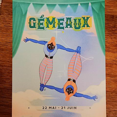 troc de  Affiche astro. "Gémeaux"., sur mytroc