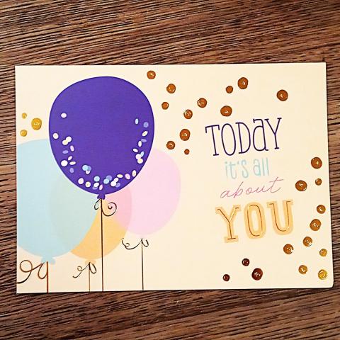 troc de  Carte postale "Today, it's all about you"., sur mytroc