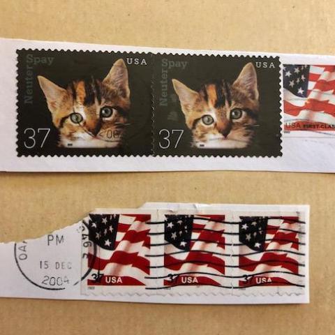 troc de  ***réservé*** Lot timbres USA oblitérés, sur mytroc