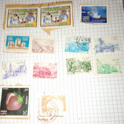 troc de  lot timbres algerie, sur mytroc