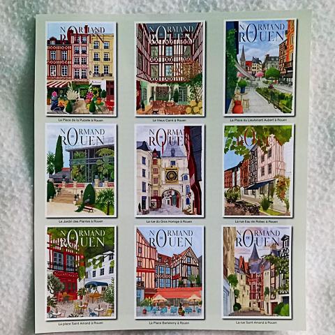 troc de  Affichette "Affiches Normand de Rouen"., sur mytroc