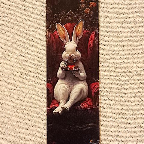 troc de  Marque-page "Lapin blanc"., sur mytroc