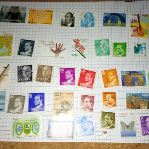 troc de  lot timbres espagnols, sur mytroc