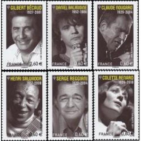 troc de  [Recherche] Timbres FR Série Artistes de la Chanson - 2011, sur mytroc