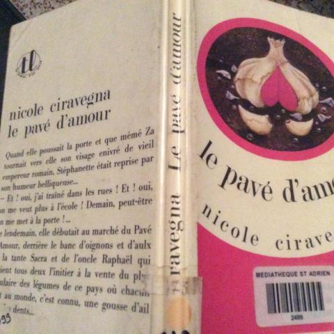 troc de  Vieux Livre bibibliothequele pave d’amour Nicole Ciravegna, sur mytroc